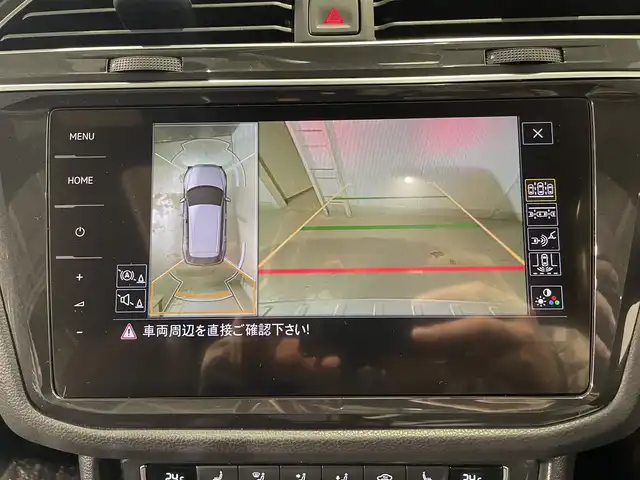 フォルクスワーゲン ティグアン TDI 4モーション Rライン 道央・札幌 2018(平30)年 6.6万km ピュアホワイト スマート＆エントリーシステム/カミングホーム＆リービングホーム/インテリアアンビエントライト/シートバックテーブル/Volkswagen純正インフォテイメントシステム/モバイルオンラインサービス/チルト＆テレスコピックステアリング/電動パワーステアリング/パワーシート（D/N）/シートヒーター（D/ N）/レザーシフトノブ/電動格納式サイドミラー/アレルゲン除去機能付きフレッシュエアフィルター/エレクトロニックパーキングブレーキ/分離可倒式シート/パワーテールゲート/ビルトインETC