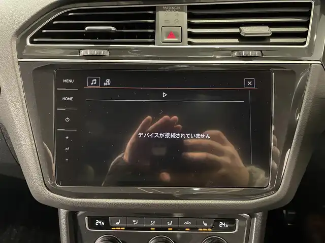 フォルクスワーゲン ティグアン TDI 4モーション Rライン 道央・札幌 2018(平30)年 6.6万km ピュアホワイト スマート＆エントリーシステム/カミングホーム＆リービングホーム/インテリアアンビエントライト/シートバックテーブル/Volkswagen純正インフォテイメントシステム/モバイルオンラインサービス/チルト＆テレスコピックステアリング/電動パワーステアリング/パワーシート（D/N）/シートヒーター（D/ N）/レザーシフトノブ/電動格納式サイドミラー/アレルゲン除去機能付きフレッシュエアフィルター/エレクトロニックパーキングブレーキ/分離可倒式シート/パワーテールゲート/ビルトインETC