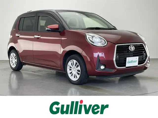 トヨタ パッソ モーダ 愛知県 2018(平30)年 5.5万km ブラックマイカメタリック/ファイアークォーツレッドメタリック 純正ナビ　全方位カメラ　ＳＡIII　禁煙車　ドライブレコーダー　ＥＴＣ　衝突軽減　車線逸脱　オートハイビーム　ＬＥＤオートライト　フォグランプ　ツートンカラー　純正フロアマット　コーナーセンサー　アイスト