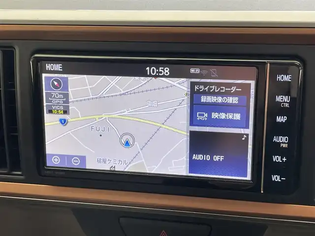 トヨタ パッソ モーダ 愛知県 2018(平30)年 5.5万km ブラックマイカメタリック/ファイアークォーツレッドメタリック 純正ナビ　全方位カメラ　ＳＡIII　禁煙車　ドライブレコーダー　ＥＴＣ　衝突軽減　車線逸脱　オートハイビーム　ＬＥＤオートライト　フォグランプ　ツートンカラー　純正フロアマット　コーナーセンサー　アイスト