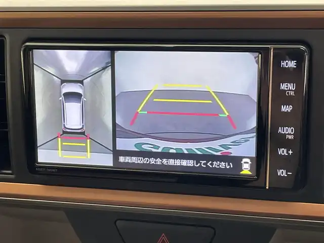 トヨタ パッソ モーダ 愛知県 2018(平30)年 5.5万km ブラックマイカメタリック/ファイアークォーツレッドメタリック 純正ナビ　全方位カメラ　ＳＡIII　禁煙車　ドライブレコーダー　ＥＴＣ　衝突軽減　車線逸脱　オートハイビーム　ＬＥＤオートライト　フォグランプ　ツートンカラー　純正フロアマット　コーナーセンサー　アイスト