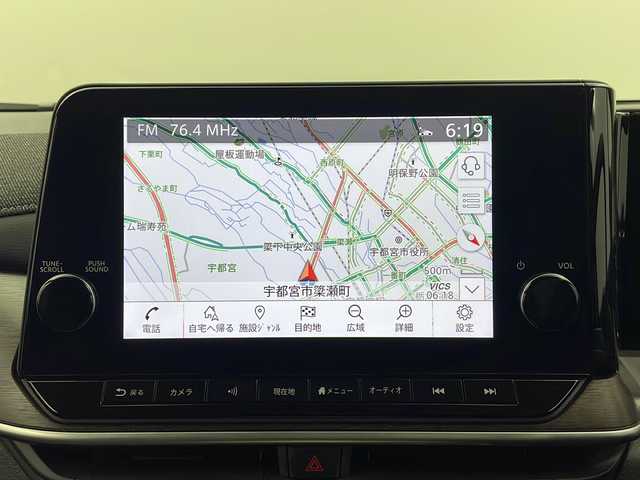 日産 オーラ G 栃木県 2022(令4)年 3.4万km ダークメタルグレー 純正ナビ/（BT/フルセグ/AppleCarPlay/Android Auto)/BOSEサウンド/全周囲カメラ/衝突軽減システム/レーダークルーズコントロール/車線逸脱抑制機能/後退時車両検知/パーキングサポートセンサー/横滑り防止/標識認識機能/電動格納ミラー/ワイヤレス充電/ETC2.0/ドライブレコーダー/純正アルミホイール/純正フロアマット/プッシュスタート/スマートキー
