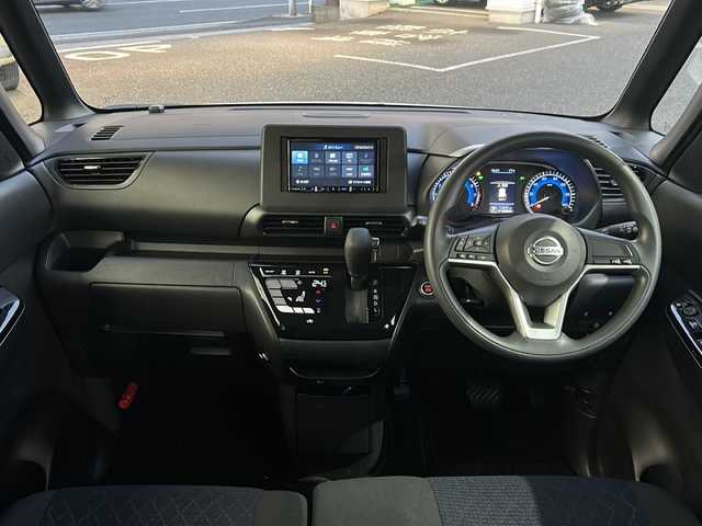 日産 ルークス ハイウェイスター X 神奈川県 2020(令2)年 1.3万km パールⅡ ワンオーナー/社外SDナビ/　Bluetooth/CD/DVD/USB/フルセグTV/アラウンドビューモニター/バックカメラ/エマージェンシーブレーキ/車線逸脱警報/横滑り防止装置/クリアランスソナー/片側パワースライドドア/純正14インチAW/LEDヘッドライト/オートライト/オートマチックハイビーム/保証書