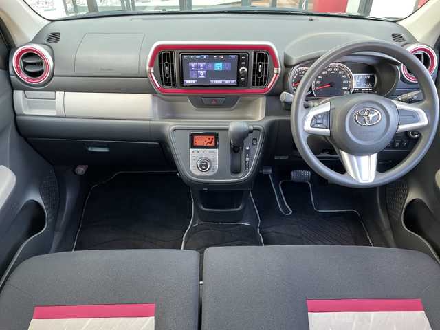 トヨタ パッソ モーダ　S 千葉県 2016(平28)年 2.8万km ダークエメラルドマイカ 純正SDナビ/(AM/FM/フルセグ/BT)/衝突被害軽減システム/車線逸脱警報/バックカメラ/横滑り防止装置/ETC/ドライブレコーダー/アイドリングストップ/LEDヘッドライト/フォグランプ/ウィンカーミラー/電動格納ミラー/社外14インチAW/シートリフター/プッシュスタート/スマートキー/フロアマット/スペアキー/取扱説明書/保証書