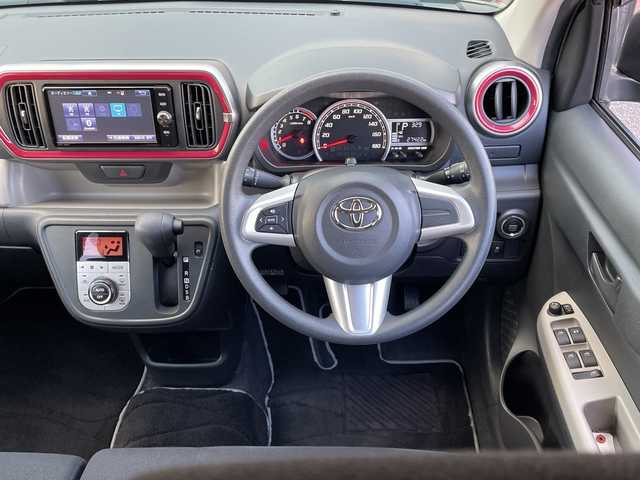 トヨタ パッソ モーダ　S 千葉県 2016(平28)年 2.8万km ダークエメラルドマイカ 純正SDナビ/(AM/FM/フルセグ/BT)/衝突被害軽減システム/車線逸脱警報/バックカメラ/横滑り防止装置/ETC/ドライブレコーダー/アイドリングストップ/LEDヘッドライト/フォグランプ/ウィンカーミラー/電動格納ミラー/社外14インチAW/シートリフター/プッシュスタート/スマートキー/フロアマット/スペアキー/取扱説明書/保証書