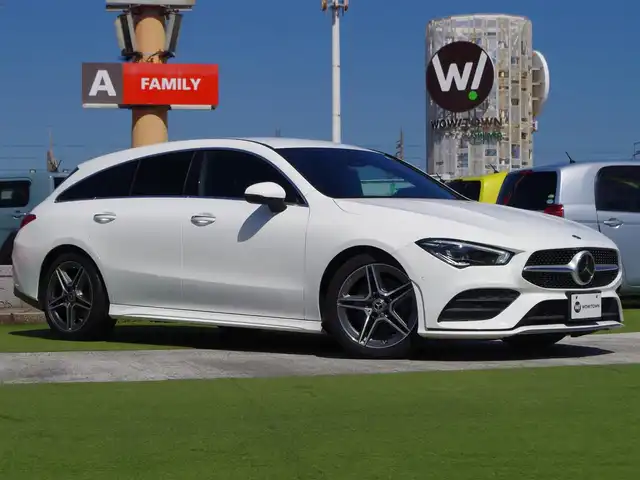 メルセデス・ベンツ ＣＬＡ２００ｄ Sブレーク AMGライン 千葉県 2020(令2)年 3.5万km ポーラホワイト アクティブブレーキアシスト/アクティブレーンキーピングアシスト/レーンチェンジアシスト/ブラインドスポットアシスト/アクティブステアリングアシスト/アテンションアシスト/アイドリングストップ/パワーバックドア/ディストロニック/前席パワーシート/シートヒーター/ハーフレザーシート/純正HDDナビ/地デジTV/【Bluetooth接続】/バックカメラ/ETC（2.0）/LEDヘッドライト/フォグライト/ウインカーミラー/革巻きステアリング/パドルシフト/ステアリングスイッチ/パークトロニック/純正18インチアルミホイル/サイド/カーテンエアバッグ/キーレスゴー