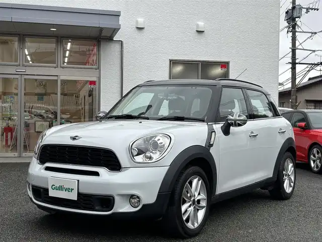 ＭＩＮＩ ミニ クロスオーバー クーパー S 熊本県 2011(平23)年 4.8万km ライトホワイト 社外ナビ（AVIC-VH09）/【フルセグTV/Bluetooth再生/CD/DVD】/バックカメラ/ルーフレール/パドルシフト/HIDライト/フォグライト/純正17インチAW/プッシュスタート/ドライブレコーダー/電動格納ミラー/オートエアコン