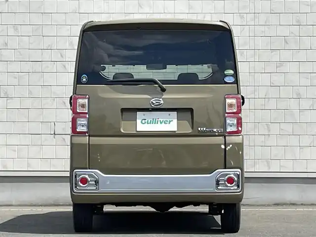 ダイハツ ウェイク X SA 岩手県 2015(平27)年 6.6万km オフビートカーキM 禁煙車/4WD/ターボ/片側パワースライドドア/社外7インチワイドナビ/→フルセグTV/Bluetooth/CD/DVD/FM/AM/バックカメラ/横滑り防止装置/衝突軽減システム/運転席シートヒーター/〇プッシュスタート/〇電動格納ミラー/〇ドアバイザー/〇フロアマット/〇スマートキー/〇シガーソケット/オートライト/LEDヘッドライト/フォグライト/ETC/二列目両側サンシェード/助手席下収納