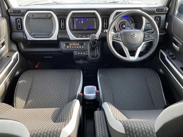 スズキ ハスラー HYBRID X 新潟県 2022(令4)年 5.4万km クールカーキPM 4WD/社外ディスプレイオーディオ/CD/DVD/BT/ETC/ドライブレコーダー/衝突被害軽減ブレーキ/レーンキープアシスト/レーダークルーズコントロール/シートヒーター /コーナーセンサー/スマートキー/プッシュスタート/LEDヘッドライト/オートライト/オートハイビーム/フォグランプ/社外14インチアルミホイール