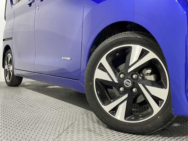日産 ルークス HWS Gターボ プロパイロットED 広島県 2020(令2)年 0.9万km アトランティックブルー 禁煙車/純正９型ナビ(MM319D-L)/アラウンドビューモニター/レーダークルーズコントロール/両側パワースライドドア/ドラレコ(前方)/コーナーセンサー(前後)/アダブティブヘッドライト/ＥＴＣ(ビルトイン)/ホールド機能付電動パーキングブレーキ/フォグランプ/衝突軽減/レーンキープ/オートハイビーム/踏み間違い防止/純正15インチアルミホイール(165/55/R15)/エアバッグ(運転席/助手席/サイド/カーテン)