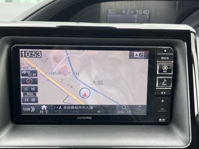 トヨタ ノア Si 奈良県 2017(平29)年 4.8万km ブラッキッシュアゲハガラスフレーク アルパインナビ　/アルパインフリップダウンモニター　/フルセグＴＶ　/BT/CD/DVD/SD/HDMI/両側パワースライドドア　/クルーズコントロール　/衝突被害軽減システム　/ＬＥＤヘッドライト　/バックカメラ　/ビルトインＥＴＣ　/スマートキー/純正16インチアルミホイール/純正フロアマット/レーンキープアシスト/盗難防止装置/横滑り防止装置