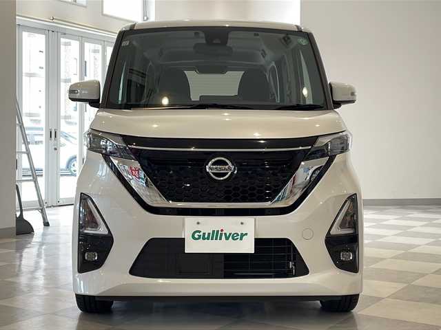 日産 ルークス HWS X プロパイロットED 福井県 2022(令4)年 2.9万km ホワイトパール 純正７インチナビ(MJ122D-W)/・フルセグ/Bluetooth/AUX/アラウンドビューモニター/両側パワースライドドア/プロパイロット/ETC/LEDライト/スマートキー/プッシュスタート
