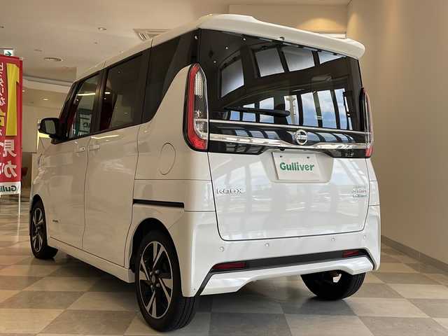 日産 ルークス HWS X プロパイロットED 福井県 2022(令4)年 2.9万km ホワイトパール 純正７インチナビ(MJ122D-W)/・フルセグ/Bluetooth/AUX/アラウンドビューモニター/両側パワースライドドア/プロパイロット/ETC/LEDライト/スマートキー/プッシュスタート
