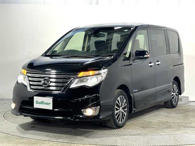 日産 セレナ HWS S HV Vセレ +SeftyⅡ 大阪府 2016(平28)年 4.9万km ダイヤモンドブラック 純正8incナビ(フルセグ/DVD再生/Bluetooth) 360カメラ ETC 両側パワースライドドア 衝突軽減 クルコン レーンアシスト アイドリングストップ スマートキー ワンオーナー