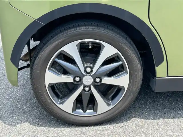 三菱 ｅＫクロススペース T 奈良県 2020(令2)年 5.6万km 緑／白 両側パワースライドドア/社外ナビ(フルセグTV/CD/AM・FM/BT)/アラウンドビューモニター/ビルトインETC/前後ドラレコ/デジタルインナーミラー/マイパイロット/クルーズコントロール/ASC(アクティブスタビティコントロール)/HDC(ヒルディセントコントロール)/先進安全パッケージ/先進快適パッケージ/パドルシフト/シートヒーター(D/N席)/LEDヘッドライト/純正15インチアルミホイール/純正フロアマット/カラーコードW37F28