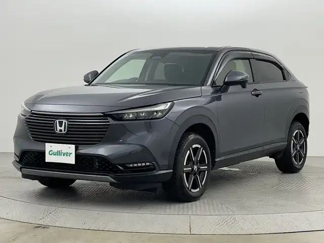 ホンダ ヴェゼル ハイブリッド e:HEV X 新潟県 2022(令4)年 6.4万km メテオロイドグレーメタリック ４WD/ホンダセンシング/ワンオーナー/寒冷地仕様/純正SDナビ/　　CD/DVD/AM/FM/SD/フルセグ/Bluetooth/バックモニター/アダプティブクルーズコントロール/ダウンヒルアシストコントロール/LEDオートライト/前席シートヒーター/純正16インチアルミホイール付/パドルシフト/純正フロアマット/ドアバイザー/スマートキー/ETC