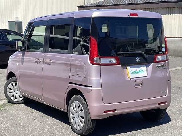 スズキ スペーシア X 道央・札幌 2015(平27)年 3.8万km イノセントピンクパールメタリック ・ワンオーナー/・社外ナビ/フルセグTV/DVD/CD/SD/BT/・バックカメラ/・両側パワースライドドア/・ビルトインETC/・アイドリングストップ/・プッシュスタート/・スマートキー/・ドアバイザー/・電格ミラー