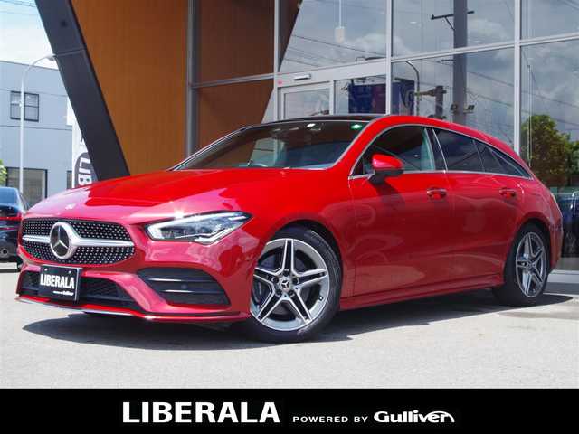 メルセデス・ベンツ Ｍ・ベンツ ＣＬＡ２００ｄ Sブレーク AMGライン 岐阜県 2023(令5)年 1.8万km 赤 パノラミックスライディングルーフ/レーダーセーフティパッケージ/　アクティブブラインドスポットアシスト/　アクティブディスタンスアシストディストロニック/　アクティブステアリングアシスト/　PRE-SAFE/　自動再発進機能/AMGラインパッケージ/　アダプティブハイビームアシスト/　マルチビームLEDヘッドライト/　AMGラインスタイリング/　スポーツブレーキシステム/　ローワードコンフォートサスペンション/　スポーツシート/　本革巻スポーツステアリング/アドバンスドパッケージ/　360°カメラ/　ブランドロゴプロジェクターライト/　ヘッドアップディスプレイ/　MBUXインテリアアシスタント/デジタルコックピットディスプレイ/純正ナビゲーション/フルセグTV/Bluetooth