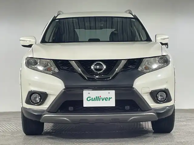日産 エクストレイル 20X ブラック エクストリーマーX 神奈川県 2015(平27)年 3.9万km ブリリアントホワイトパール ４WD/純正7型SDナビゲーション【MM115D-W】/フルセグ　AM FM CD　USB　Bluetooth iPod/シルバールーフレール/リモコンオートバックドア/エマージェンシーブレーキ/車線逸脱警報/進入禁止警報/フロントリアソナー/ダウンヒルアシストコントロール/アイドリングストップ/合皮シート/革巻きステアリング/ステアリングスイッチ/ビルトインETC/プッシュスタート/スマートキー/純正サイド/リアアンダープロテクター/純正リアスポイラー/純正17インチアルミホイール/社外オーバーフェンダー/LEDヘッドランプ/フロントフォグランプ/オートライト