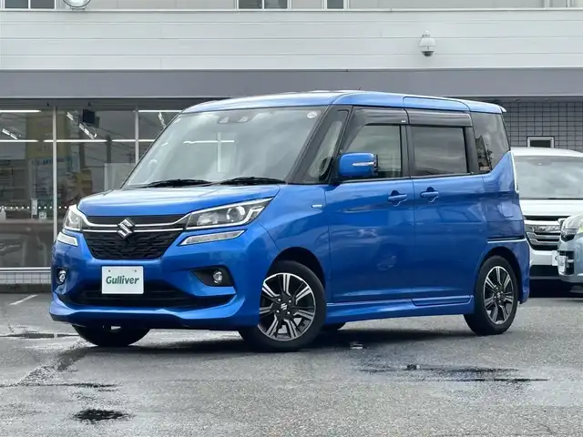 スズキ ソリオ バンディット HV MV 愛知県 2020(令2)年 6.1万km スピーディーブルーM /禁煙//ディーラー整備記録簿R7//純正ナビ/フルセグ/BT/CD/DVD/MSV//全方位カメラ/前後ドラレコ/ビルトインETC2.0//革巻きステアリング/ステアスイッチ/パドルシフト//両側パワースライドドア//ACC/PCS/LDA//横滑り防止//純正15インチAW//プッシュスタート/スマートキー//LEDオートライト/LEDフォグ/LEDルームランプ//リアロールサンシェード//シートバックテーブル//シートリフター//純正フロアマット//純正ドアバイザー//保証書//取扱説明書//スペアスマートキー有り