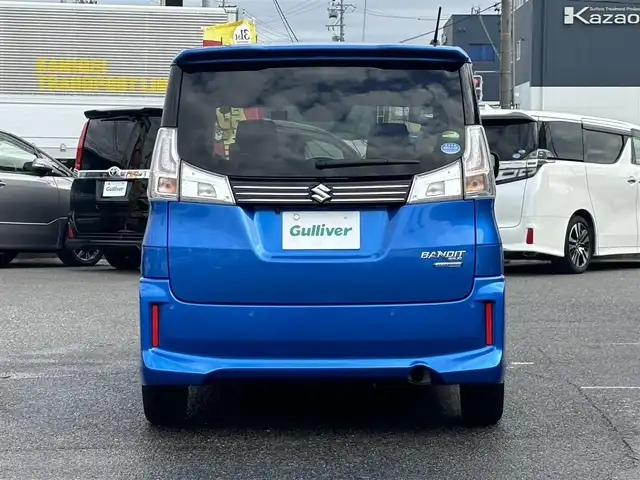 スズキ ソリオ バンディット HV MV 愛知県 2020(令2)年 6.1万km スピーディーブルーM /禁煙//ディーラー整備記録簿R7//純正ナビ/フルセグ/BT/CD/DVD/MSV//全方位カメラ/前後ドラレコ/ビルトインETC2.0//革巻きステアリング/ステアスイッチ/パドルシフト//両側パワースライドドア//ACC/PCS/LDA//横滑り防止//純正15インチAW//プッシュスタート/スマートキー//LEDオートライト/LEDフォグ/LEDルームランプ//リアロールサンシェード//シートバックテーブル//シートリフター//純正フロアマット//純正ドアバイザー//保証書//取扱説明書//スペアスマートキー有り