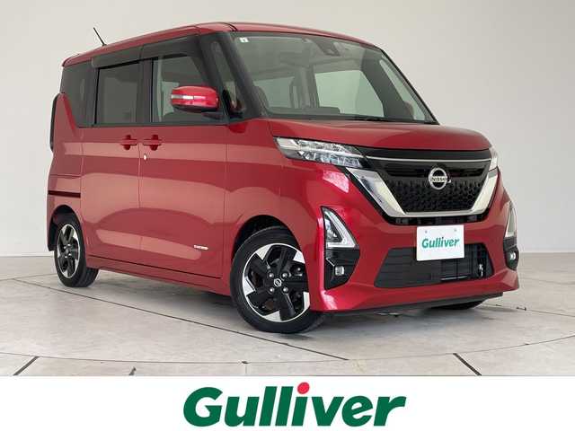 日産 ルークス ハイウェイスター X 愛知県 2021(令3)年 2.5万km スパークリングレッドM 純正9型ナビ/全方位カメラ/片側パワースライド/バックカメラ/ハンズフリースライドドア/コーナーセンサー/純正アルミホイール/LEDヘッドライト/ドライブレコーダー/ETC/衝突軽減システム/フルセグ/CD DVD/Bluetooth/ステアリングスイッチ/スマートキー/プッシュスタート