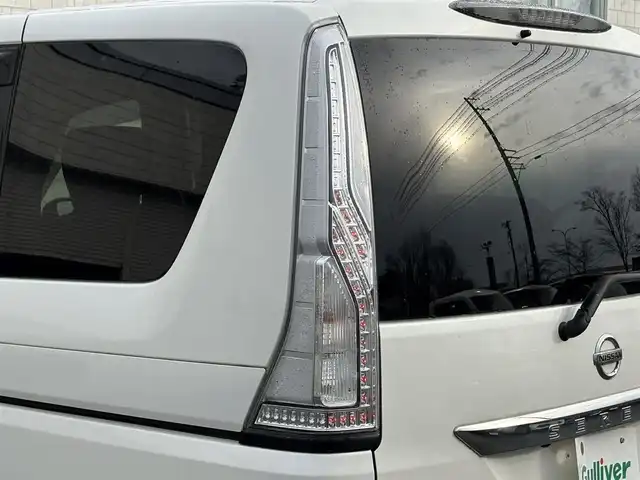 日産 セレナ ハイウェイスター 岩手県 2014(平26)年 8.1万km ブリリアントホワイトパール 禁煙車/4WD/両側パワースライドドア/2列目サンシェード/クルーズコントロール/純正ナビ/→フルセグTV/Bluetooth/CD/DVD/FM/AM/バックカメラ/レーンキープアシスト/横滑り防止装置/オートライト/LEDヘッドライト/フォグライト/〇プッシュスタート/〇電動格納ミラー/〇ウィンカーミラー/〇ドアバイザー/〇フロアマット/〇シガーソケット/〇スマートキー/スペアキー/ビルトインETC