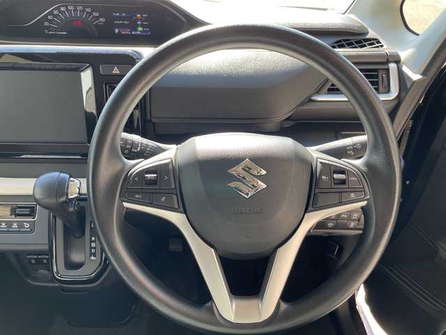 スズキ ソリオ HV MX 愛知県 2023(令5)年 2.3万km スーパーブラックパール スマートアシストIII　/電動スライドドア　/レーダークルーズコントロール　/シートヒーター　/コーナーセンサー　/純正ＡＷ　/ＬＥＤヘッドライト　/オートマチックハイビーム　/ステアリングスイッチ　/プッシュスタート