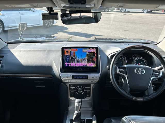 トヨタ ランドクルーザー プラド TZ－G 鹿児島県 2020(令2)年 15.6万km ブラック フルタイム４WD/サンルーフ/バックカメラ/レーダークルーズコントロール/ETC/前後ドライブレコーダー/ナビ/ターボ/Bluetooth接続/アルパインナビ/パワーシート/レザーシート/ルーフレール/前後コーナーセンサー/１９インチ純正アルミホイール/横滑り防止装置/オートライト/LEDヘッドライトスマートキー/プッシュスタート/モデリスタエアロ