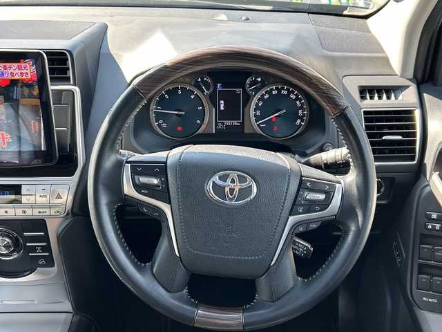 トヨタ ランドクルーザー プラド TZ－G 鹿児島県 2020(令2)年 15.6万km ブラック フルタイム４WD/サンルーフ/バックカメラ/レーダークルーズコントロール/ETC/前後ドライブレコーダー/ナビ/ターボ/Bluetooth接続/アルパインナビ/パワーシート/レザーシート/ルーフレール/前後コーナーセンサー/１９インチ純正アルミホイール/横滑り防止装置/オートライト/LEDヘッドライトスマートキー/プッシュスタート/モデリスタエアロ