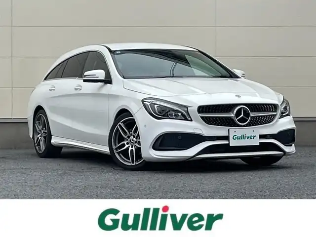メルセデス・ベンツ ＣＬＡ１８０ Sブレイク AMG スタイル 茨城県 2018(平30)年 5.1万km ポーラホワイト 衝突軽減ブレーキ/純正メモリナビフルセグTV/・Bluetooth/CD/DVD/ETC/純正AMG18インチAW/ドライブレコーダー/前席シートヒーター/BSM/純正フロアマット/LEDオートライト/フォグランプ/プッシュスタート/スマートキー/レーダークルーズコントロール