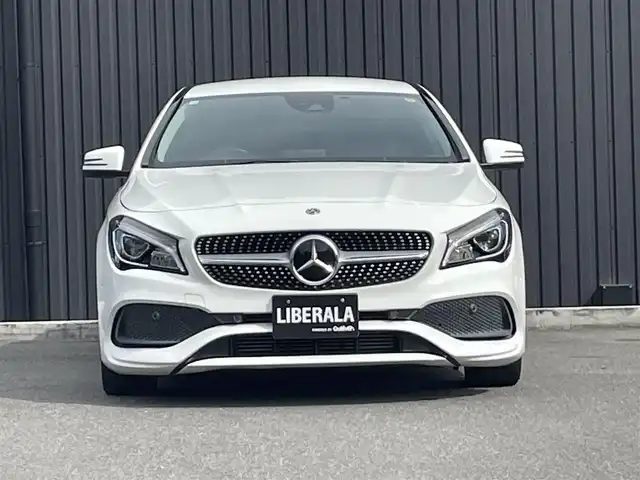 メルセデス・ベンツ ＣＬＡ１８０ Sブレイク AMG スタイル 福島県 2018(平30)年 5.1万km ポーラホワイト アダプティブクルーズコントロール/ブラインドスポットモニター/ハーフレザーシート(ブラック)/シートヒーター(前席)/純正ナビ(BT/USB/CD/DVD)/フルセグTV/バックカメラ/純正18AW/LEDオートハイビーム/ETC/ドライブレコーダー(前方のみ)/パドルシフト/アンビエントライト/純正フロアマット/取扱説明書/保証書/スペアキー
