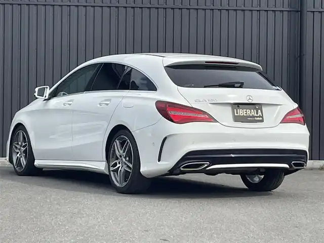 メルセデス・ベンツ ＣＬＡ１８０ Sブレイク AMG スタイル 福島県 2018(平30)年 5.1万km ポーラホワイト アダプティブクルーズコントロール/ブラインドスポットモニター/ハーフレザーシート(ブラック)/シートヒーター(前席)/純正ナビ(BT/USB/CD/DVD)/フルセグTV/バックカメラ/純正18AW/LEDオートハイビーム/ETC/ドライブレコーダー(前方のみ)/パドルシフト/アンビエントライト/純正フロアマット/取扱説明書/保証書/スペアキー