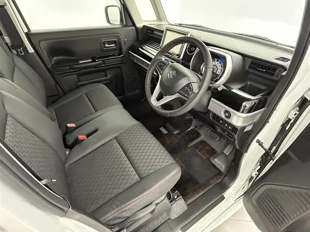 スズキ スペーシア カスタム HYBRID XS ターボ 熊本県 2018(平30)年 5.2万km ピュアホワイトP 禁煙車/純正8インチナビAVIC-RL901（CD・DVD・フルセグ・BT・SD）/純正前方ドライブレコーダー/バックカメラ/両側パワースライドドア/ビルトインETC/後ろのみコーナーセンサー/運転席シートヒーター　/クルーズコントロール/衝突軽減ブレーキ/レーンキープアシスト/横滑り防止/アイドリングストップ/パドルシフト/ハーフレザーシート/純正フロアマット/純正１５インチAW/オートライト/ＬＥＤヘッドライト/フォグランプ/リアサーキュレーター/スマートキー/プッシュスタート