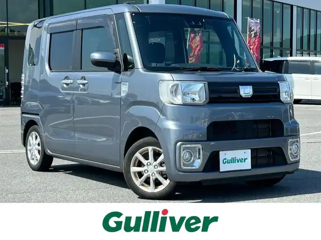 ダイハツ ウェイク L SA Ⅲ 奈良県 2021(令3)年 5.9万km タングステングレーM 両側パワースライドドア/社外ナビ(フルセグTV/CD/DVD/AM・FM/BT/iPod/USB)/ETC/スマートアシストIII/衝突警報機能/衝突回避支援ブレーキ機能/車線逸脱警報機能/誤発進抑制制御機能(前方・後方)/先行車発進お知らせ機能/オートマチックハイビーム/LEDヘッドライト/フォグランプ/アイドリングストップ機能/後席サンシェード/純正14インチアルミホイール/社外フロアマット/ISOFIX/スマートキー