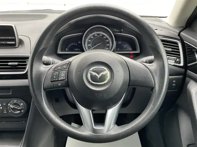 マツダ アクセラ スポーツ 15C 岩手県 2015(平27)年 7.2万km ディープクリスタルブルーマイカ 禁煙車/6MT/純正オーディオ/→CD/AUX/FM/AM/ステアリングスイッチ/横滑り防止装置/LEDヘッドライト/ETC/プッシュスタート/〇電動格納ミラー/〇ウィンカーミラー/〇ドアバイザー/〇パワーウィンドウ/USBポート/シガーソケット2つ/取扱説明書/スペアキー