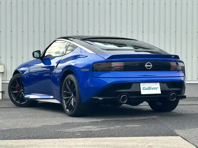 日産 フェアレディ Ｚ バージョンST 山形県 2024(令6)年 0.2万km 青 衝突被害軽減システム/純正リアエアロ/純正メモリナビ/　　【BT　フルセグ　USB】/バックカメラ/レーダークルーズコントロール/LEDオートライト/ハーフレザーシート/シートヒーター/純正19インチアルミホイール/パーキングアシスト/コーナーセンサー/ドライブレコーダー/パドルシフト/ブラインドスポットモニター/ステアリングスイッチ/インテリジェントキー×2/ETC2.0