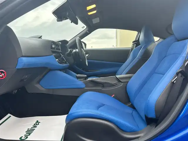 日産 フェアレディ Ｚ バージョンST 山形県 2024(令6)年 0.2万km 青 衝突被害軽減システム/純正リアエアロ/純正メモリナビ/　　【BT　フルセグ　USB】/バックカメラ/レーダークルーズコントロール/LEDオートライト/ハーフレザーシート/シートヒーター/純正19インチアルミホイール/パーキングアシスト/コーナーセンサー/ドライブレコーダー/パドルシフト/ブラインドスポットモニター/ステアリングスイッチ/インテリジェントキー×2/ETC2.0