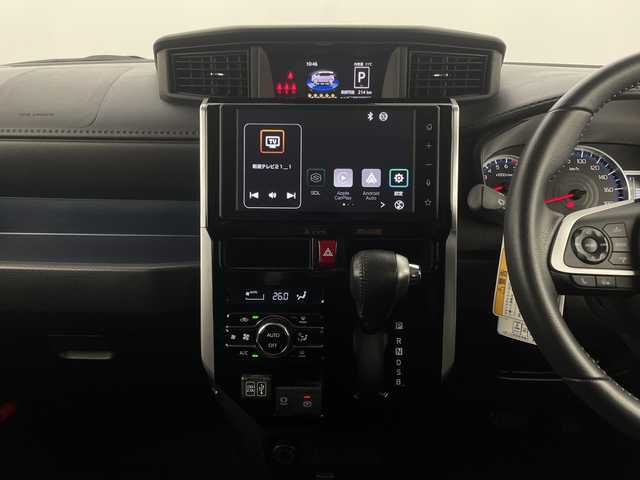 トヨタ ルーミー カスタムG 新潟県 2021(令3)年 3.4万km パールホワイトⅢ 4WD/スマートアシスト/9インチディスプレイオーディオ/Bluetooth/AppleCarPlay/AndriodAuto/バックカメラ/両側パワースライドドア/レーダークルーズコントロール/LEDオートライト/純正14インチアルミホイール/コーナーセンサー/ステアリングリモコン/電格ミラー/ウィンカーミラー/スマートキー/ビルトインETC