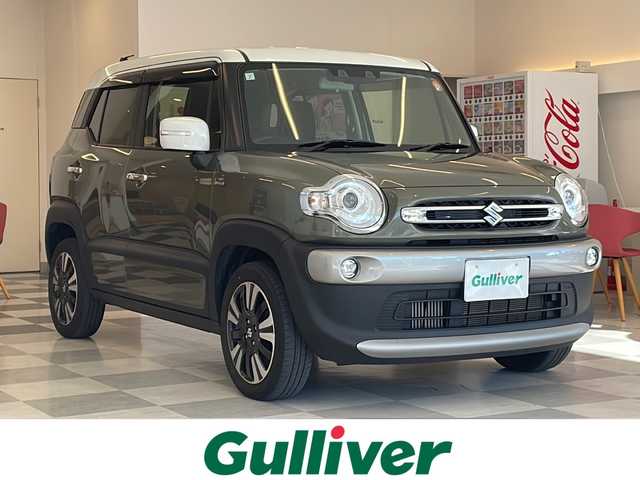 スズキ クロスビー HYBRID MZ 岐阜県 2023(令5)年 6.9万km タフカーキパールメタリック/ホワイト2トーン スズキシティブレーキサポート/レーンキープ/レーダークルーズコントロール/前席シートヒーター/アイドリングストップ/パドルシフト/コーナーセンサー/スマートキー/プッシュスタート/オートライト/LEDヘッドライト/オートマチックハイビーム/USBポート