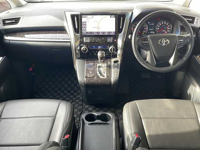 トヨタ アルファード S 長野県 2018(平30)年 1.7万km ホワイトパールクリスタルシャイン トヨタセーフティセンス/アルパイン11型ナビフルセグＴＶ/アルパイン12.8型フリップモニター/両側パワースライドドア/社外21インチアルミ/ブリッツ車高調/バックカメラ/ＥＴＣ/ブラックレザー調シートカバー/前後コーナーセンサー/保証書/スペアキー