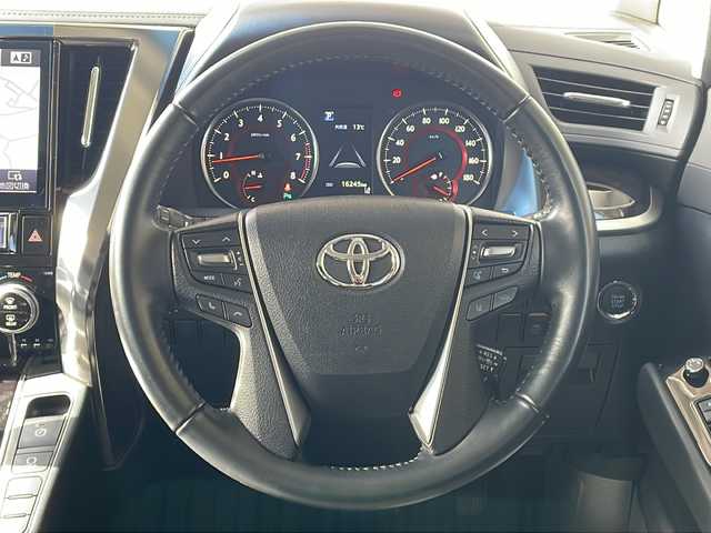 トヨタ アルファード S 長野県 2018(平30)年 1.7万km ホワイトパールクリスタルシャイン トヨタセーフティセンス/アルパイン11型ナビフルセグＴＶ/アルパイン12.8型フリップモニター/両側パワースライドドア/社外21インチアルミ/ブリッツ車高調/バックカメラ/ＥＴＣ/ブラックレザー調シートカバー/前後コーナーセンサー/保証書/スペアキー