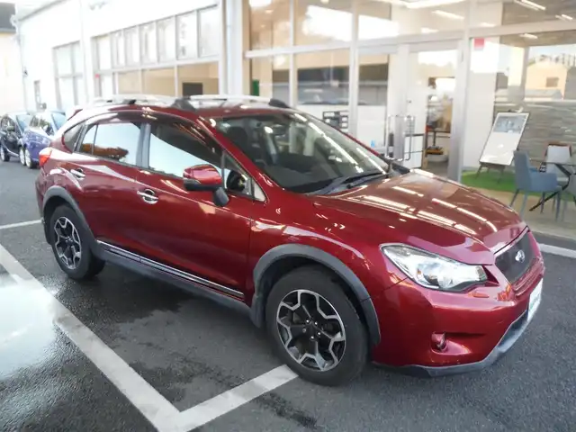 スバル インプレッサ ＸＶ 2．0i－L アイサイト 東京都 2012(平24)年 10.1万km ワイン ワンオーナー車/保証書あり/純正ナビ・TV・DVD/　BLUETOOTH・ETC/　バックカメラ/アイサイト/クルーズコントロール/パドルシフト/パワーコンセント/運転席Pシート/キセノンライト/スマートキー×2個