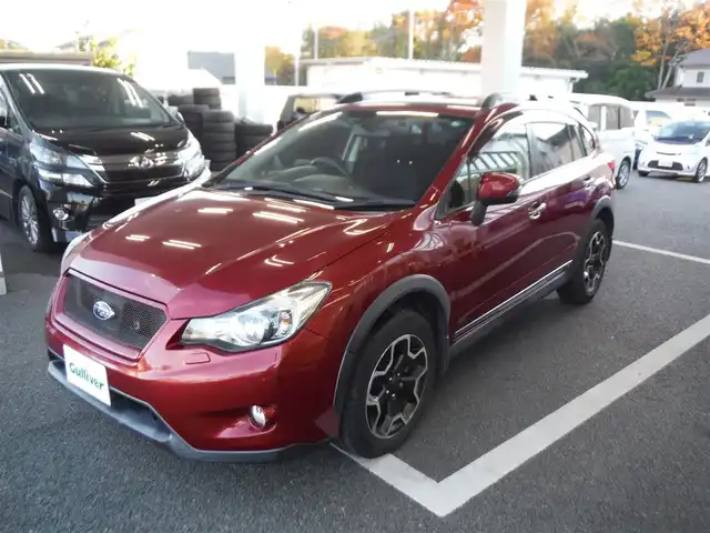 スバル インプレッサ ＸＶ 2．0i－L アイサイト 東京都 2012(平24)年 10.1万km ワイン ワンオーナー車/保証書あり/純正ナビ・TV・DVD/　BLUETOOTH・ETC/　バックカメラ/アイサイト/クルーズコントロール/パドルシフト/パワーコンセント/運転席Pシート/キセノンライト/スマートキー×2個