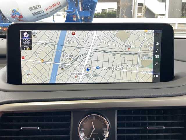 レクサス ＲＸ 450h Fスポーツ 東京都 2019(令1)年 2.5万km ホワイトノーヴァガラスフレーク 純正ナビ/フルセグテレビ/全方位カメラ/クルーズコントロール/サンルーフ/プッシュスタート/パワーバックドア/ビルトインETC2.0/レザーシート/パワーシート/シートヒーター/エアーシート/ハンドルヒーター/HUD/マークレビンソン/前後コーナーセンサー/前後ドラレコ/オートホールドブレーキ/PCS/BSM/TRDフルエアロ/ローダウン(純正サス積載)/TWS21インチAW/AC100Vコンセント