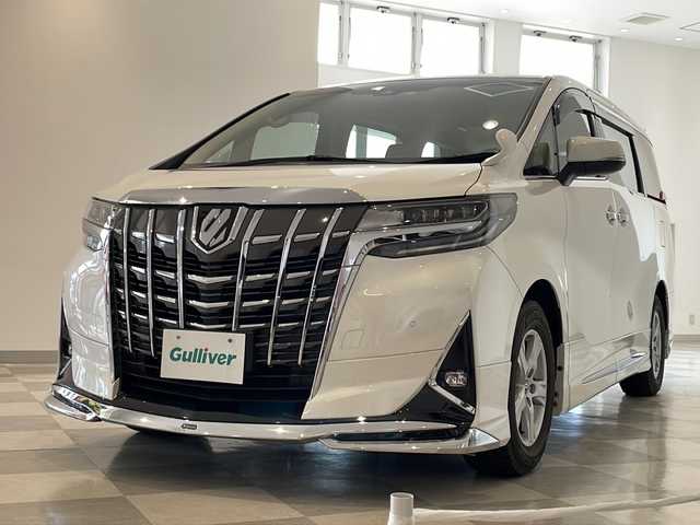 トヨタ アルファード X 福井県 2018(平30)年 6万km ホワイトパールクリスタルシャイン ワンオーナー/モデリスタエアロ/純正9インチSDナビ/フルセグTV/バックカメラ/フリップダウンモニター/ETC/クルーズコントロール/コーナーセンサー/レーンキープアシスト/両側パワースライドドア/オートライト/オートハイビーム/LEDヘッドライト/LEDフォグ/純正AW/社外AW付サマータイヤ積載/ステアリングスイッチ/取扱説明書/保証書/記録簿
