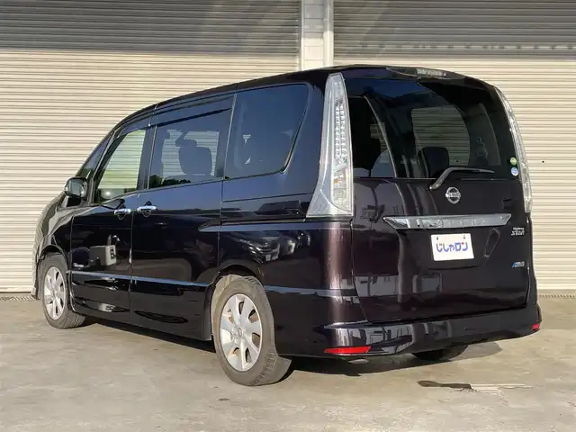 日産 セレナ ハイウェイスター S HV Vセレ 茨城県 2013(平25)年 9.1万km オーロラモーヴ (株)IDOMが運営する【じしゃロン水戸店】の自社ローン専用車両になりますこちらは現金またはオートローンご利用時の価格です。自社ローンご希望の方は別途その旨お申付け下さい/純正SDナビ/革巻きステアリング/Bluetooth audio/フリップダウンミニター