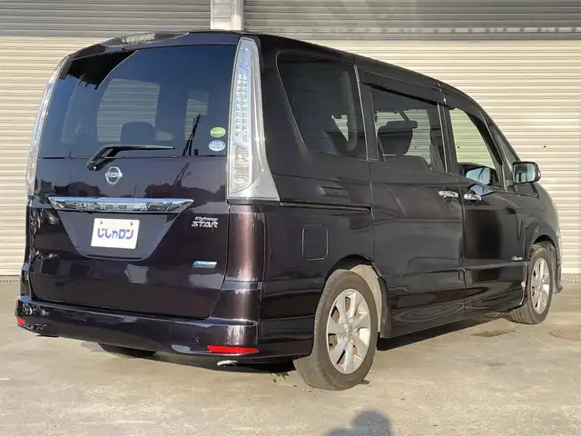 日産 セレナ ハイウェイスター S HV Vセレ 茨城県 2013(平25)年 9.1万km オーロラモーヴ (株)IDOMが運営する【じしゃロン水戸店】の自社ローン専用車両になりますこちらは現金またはオートローンご利用時の価格です。自社ローンご希望の方は別途その旨お申付け下さい/純正SDナビ/革巻きステアリング/Bluetooth audio/フリップダウンミニター