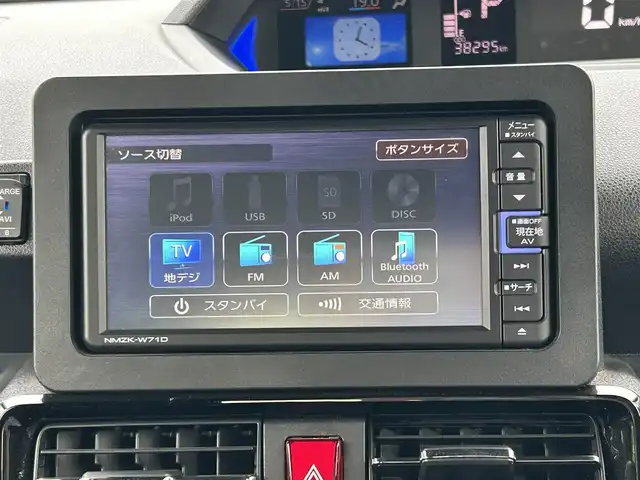 ダイハツ タント カスタム RS 島根県 2021(令3)年 3.9万km ファイアークォーツレッドM 純正メモリーナビ/ワンセグTV/DVD再生/Bluetoothオーディオ/バックカメラ /ビルトインETC /両側パワースライドドア/ハーフレザーシート/前席シートヒーター/衝突軽減ブレーキ/クルーズコントロール/スマートキー/プッシュスタート/純正LEDヘッドライト /純正15インチアルミホイール