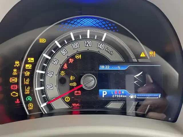 スズキ ワゴンＲ スマイル HYBRID X 茨城県 2022(令4)年 2.8万km ピュアホワイトP 純正ナビ/全方位カメラ/フルセグ/HUD/衝突被害軽減ブレーキ/車線逸脱抑制装置/レーダークルーズコントロール/オートマチックハイビーム/クリアランスソナー/両側電動スライドドア/ETC/シートヒーター/革調シートカバー/LEDヘッドライト/スマートキー